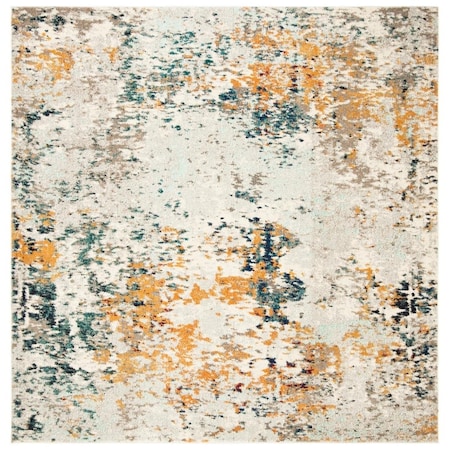 Safavieh 9 x 9 ft. Madison 400 Power Loomed Square Area Rug Grey & Beige MAD453A-9SQ